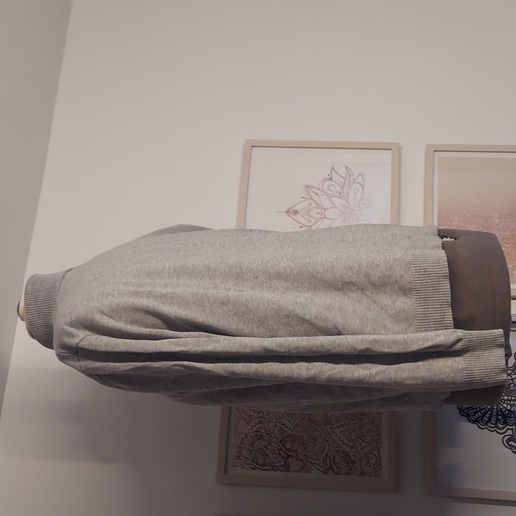Lands' End large turtleneck sweater,  gray - Picture 7 of 8